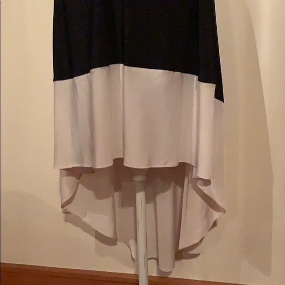 Willow & Clay Black/Cream Colorblock Midi Dress, M - Picture 10 of 16